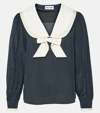 Blusa Eimer de seda | Rixo