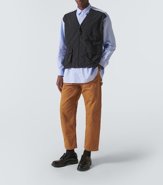 Camisa de algodón con panel frontal | Comme des Garçons Homme