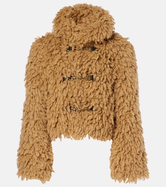 Faux shearling jacket | Burberry
