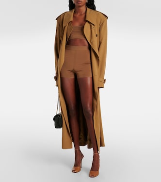 Shorts in maglia a vita alta | Saint Laurent