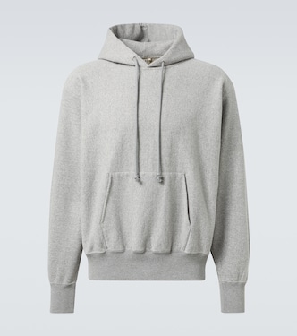 Cotton jersey hoodie | Auralee