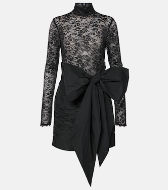 x Nicky Hilton - Abito corto Delta in pizzo | Rebecca Vallance