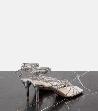 Sandali 70 in pelle con cristalli | Gianvito Rossi