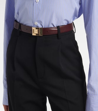Cintura La 76 in pelle | Saint Laurent