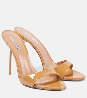 105 patent leather mules | Paris Texas
