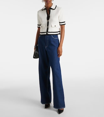 Jeans a gamba larga e vita alta | Nina Ricci