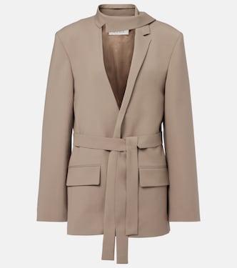 Deconstructed belted blazer | Róhe