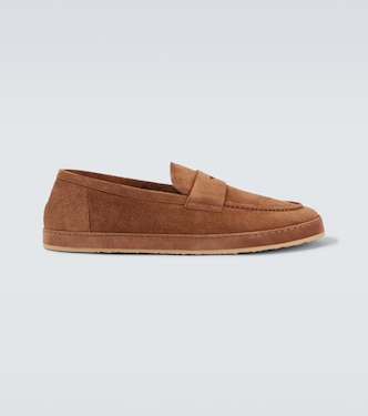 Loafers aus Veloursleder | Brunello Cucinelli