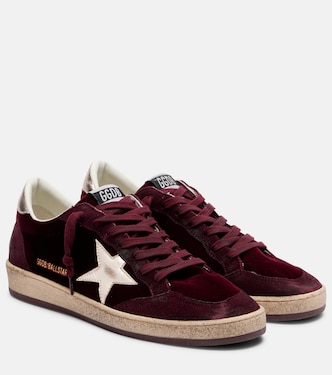 Ball Star绒面革与天鹅绒运动鞋 | Golden Goose