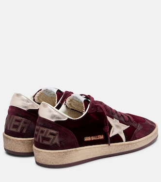 Ball Star绒面革与天鹅绒运动鞋 | Golden Goose