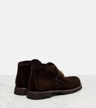 Stiefel Horsebit Sylke aus Veloursleder | Gucci
