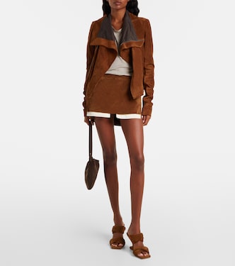 Fog suede miniskirt | Rick Owens