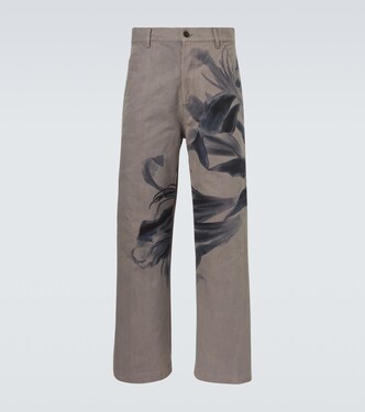 Bedruckte Chinohose aus Baumwolle | Dries Van Noten