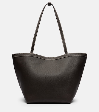 Park Large leather tote bag | The Row