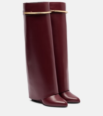 Shark 95 leather knee-high boots | Givenchy