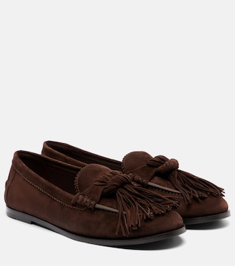 Freddie suede loafers | Aquazzura