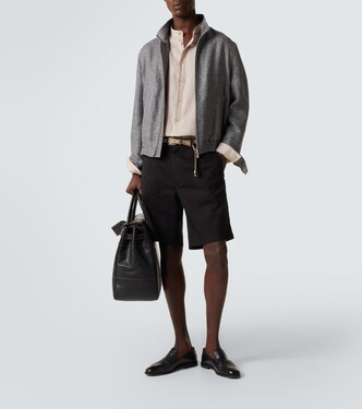 Chemise De Sport Homme Brunello Cucinelli En Lin - Taille L, Neuf Avec étiquettes