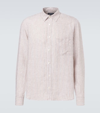 Telles striped linen shirt | Frescobol Carioca