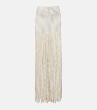 Trompe l’œil wide-leg pants | Alaïa