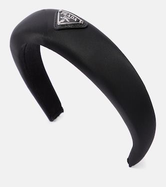 Cerchietto in Re-Nylon con logo | Prada