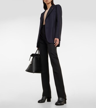 Pantalones rectos en mezcla de lana | Maison Margiela