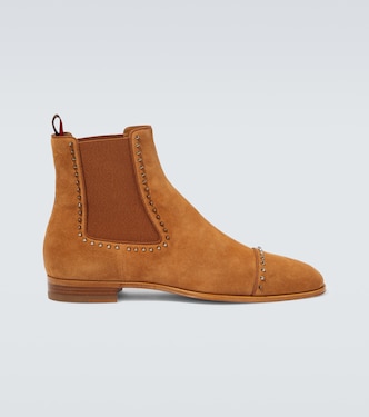 Ankle Boots Chelsea Cloo aus Veloursleder | Christian Louboutin