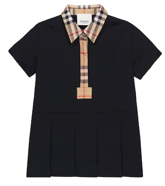 Baby - Abito in cotone plissé | Burberry Kids