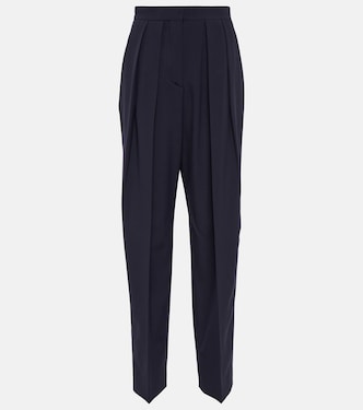 Pleated high-rise tapered pants | Stella McCartney