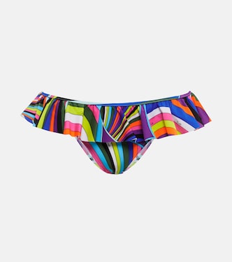 Iride ruffled bikini bottoms | Pucci