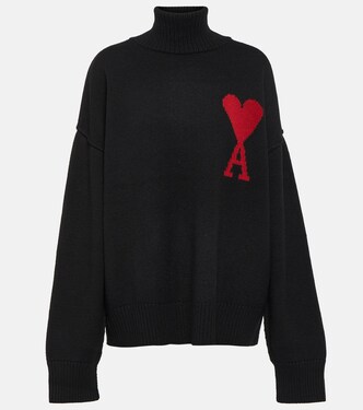 Jersey de cuello alto Ami De Cœur de lana | Ami Paris