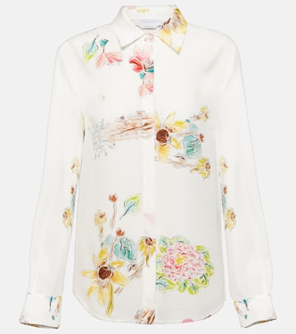 Blusa Henri in seta con stampa | Gabriela Hearst
