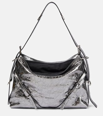 Schultertasche Voyou Medium aus Metallic-Leder | Givenchy
