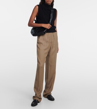 Mid-Rise-Hose Tahiti aus Twill | Joseph