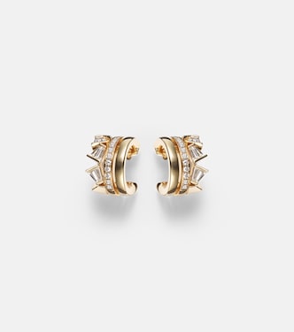 18kt gold earrings with diamonds  | Bucherer Fine Jewellery