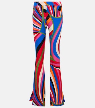 Pantalones flared Iride estampados | Pucci