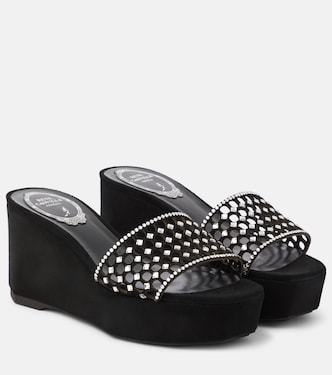 Sandali in suede con platform  | Rene Caovilla