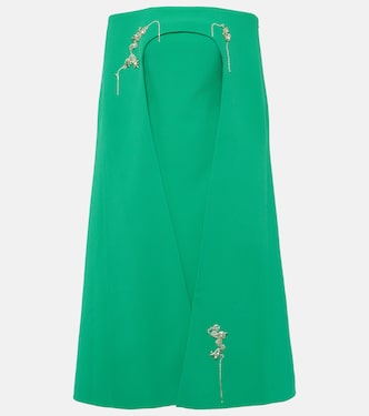 Vestido Rowan Manorel con capa y adornos | Safiyaa