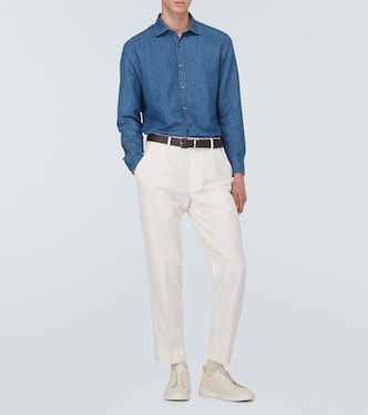Hemd aus Baumwolle und Leinen | Zegna