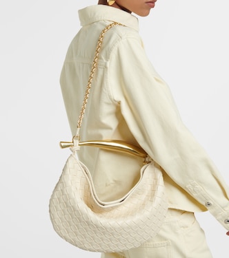 Bolso al hombro Sardine Chain de piel Intrecciato | Bottega Veneta