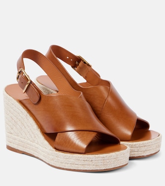 Espadrilles compensées Pary en cuir | Chloé