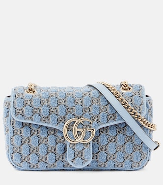 Schultertasche GG Marmont Small aus Bouclé | Gucci