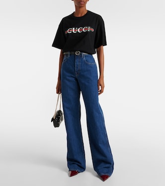 T-shirt Gucci Lido in jersey di cotone | Gucci
