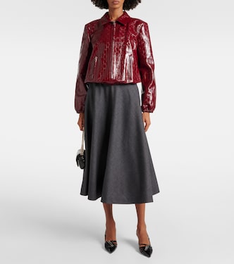 Wool midi skirt | Gucci