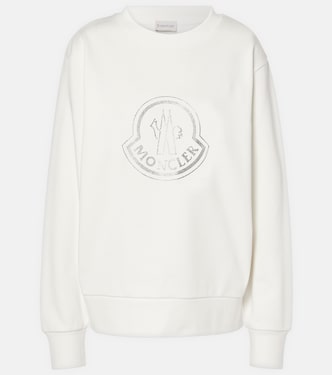 Sudadera de jersey de algodón con logo | Moncler