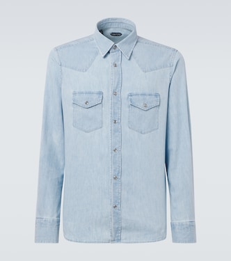 Hemd aus Baumwoll-Chambray | Tom Ford