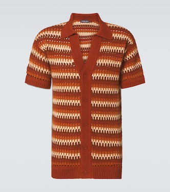 Pinto crochet cotton shirt | Frescobol Carioca
