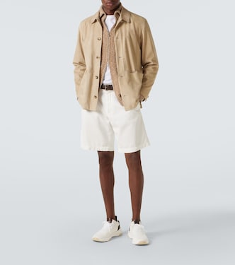 Sneaker Shadow in maglia con pelle | Berluti