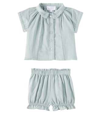 Baby Set Miki aus Hemd und Shorts | C'era Una Volta