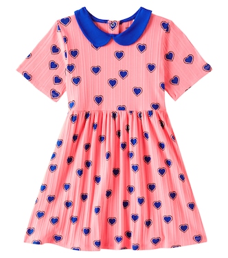 Kleid Outlined Hearts aus einem Baumwollgemisch | Mini Rodini
