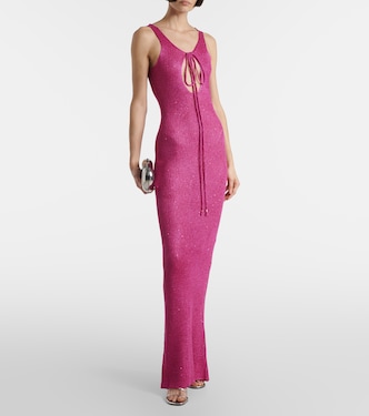 Vestido largo Jules de punto con lentejuelas | Bananhot